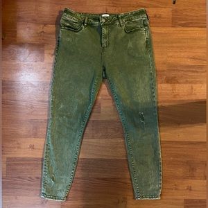 Green jeans